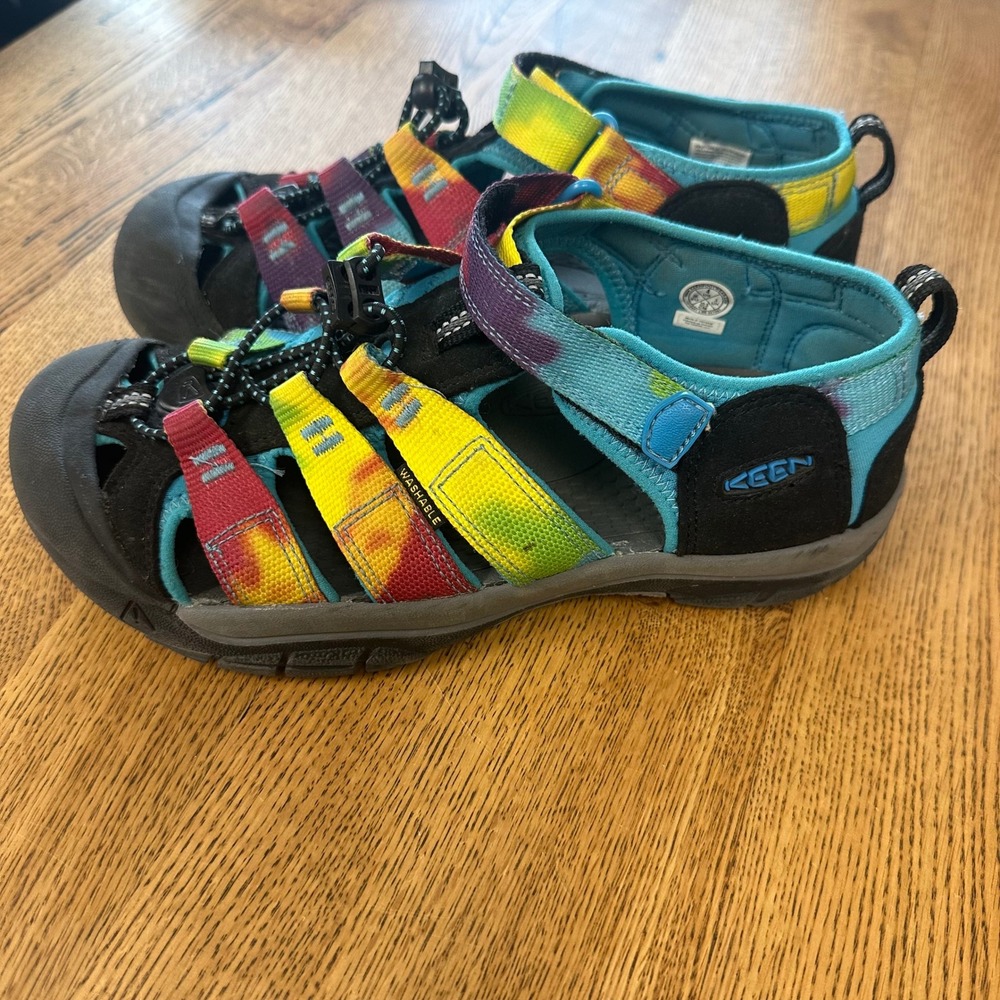 KEEN Newport H2 Rainbow Tie Dye Sandals Mens 4 Womens 6 Hiking Water Gorpcore - Picture 9 of 14